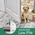 LUMI Washable Area Rug 8x10 for Living Room, Ultra Soft Stain Resistant Carpet with Non Slip Rubber Backing, Non-Shedding Low Pile Rugs for Bedroom, Dining Room, Indoor, Office