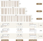 BESTSWEETIE 2x8 Area Rugs for Living Room Washable Moroccan Farmhouse Neutral Geometric Low Pile Non-Slip Soft Print Pattern Rug for Bedroom Kitchen Dining Room Entryway Cream/Brown/Pink