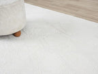 Adel Modern Area Rug for Living Room, 5x7 Rustic Distressed Abstract Cream Neutral Rug, Medium Pile Stain Resistant Carpet for Bedroom, Dining Room or Kitchen (5' x 7', Cream)