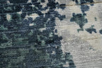Rug Source Modern Collection, 5x8 Rug, Hand Knotted Navy Blue & Blues All-Over Rug, Oriental Viscose Silk Carpet for Foyer, Entryway and Hallway
