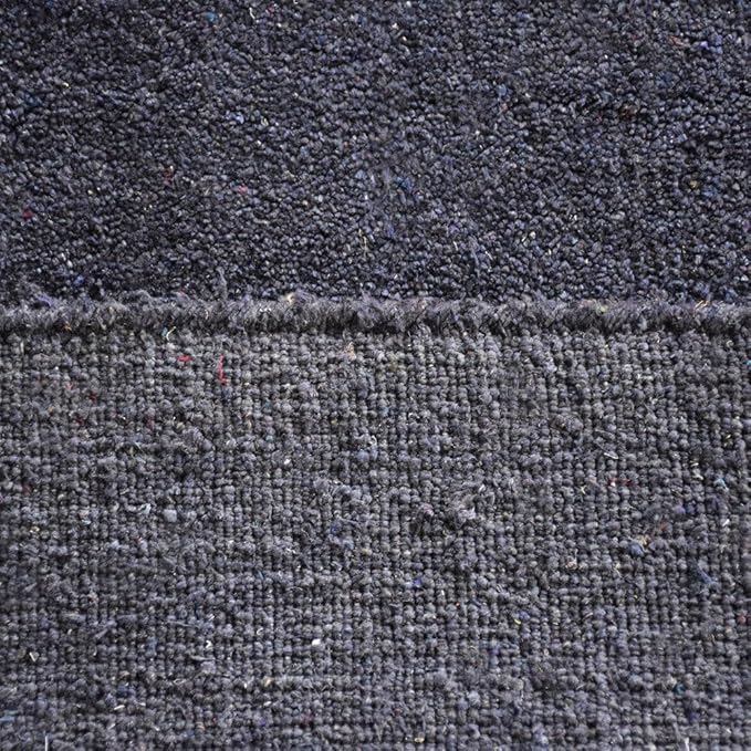 Hand Knotted Loom Wool ECO-Friendly Area Rugs - 10'x10', Octagon, Green Color, Solid Plain Design, High Pile Handmade Anti Skid Area Rugs for Living Room, Bed Room (L00111)