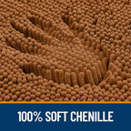 OLANLY Bathroom Rugs 36x24, Extra Soft Absorbent Chenille Bath Rugs, Rubber Backing Quick Dry, Machine Washable Bath Mats for Bathroom Floor, Tub and Shower, Home Decor Accessories, Ochre