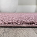 JONATHAN Y Haze Solid Low-Pile Light Purple Indoor Area Rug 3x5, Coastal,Bohemian,Minimalist,Classic, Easy-Cleaning for Living Room,Bedroom,Kitchen,Pet Friendly,Non-Shedding (SEU100R-3)
