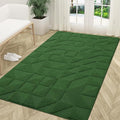OLANLY Door Mats Indoor, Non-Slip, Absorbent, Dirt Resist, Entrance Washable Mat, Low-Profile Inside Entry Doormat for Entryway (71x47 inches, Green)