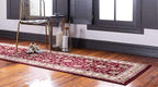 Unique Loom Voyage Collection Traditional Oriental Classic Intricate Design Area Rug (2' 2 x 6' 0 Runner, Red/Gold)