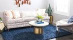 Unique Loom Solid Shag Collection Area Rug (10' x 13' 11" Rectangle, Sapphire Blue/ Navy Blue)