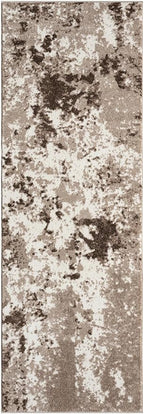 Keen Home Design Area Rugs - 2x8 Non-Shedding, Abstract Rugs for Kitchen, Living Room, Bedroom, Dining Room, Entryway - Size: 2'8" x 7'7", Multi