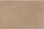 Beverly Rug Easy Jute Entry Rug 2x3 Solid Washable Durable Outdoor Indoor Area Rugs for Living Dining Room Patio Office Stain Resistant Non Shedding Casual Indoor Outside Carpet 2 x 3 Natural