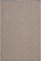 LUXE WEAVERS Modern Farmhouse Brown 5x7 Washable Area Rug, Anti-Slip Diamond Pattern Carpet