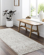 Livabliss x Our PNW Home Cascade Minimalist Area Rug, 2'7" x 12', Brown