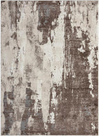 LUXE WEAVERS Euston Collection 7681 Brown 2x3 Modern Abstract Area Rug