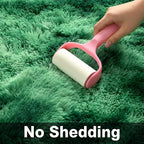 Large Shag Area Rugs 8 x 10, Plush Fuzzy Rugs for Living Room, Ultra Soft Fluffy Furry Rug for Bedroom, Indoor Carpet Nursery Rugs for Kids Room Home Decor, Tie-Dyed Emerald Green