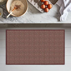 Artoid Mode Washable Non Slip Rubber Backing Kitchen Rugs Red Doormat, Absorbent Kitchen Floor Mats Front of Sink Kitchen Mats for Floor Home Decor 17x29 Inch