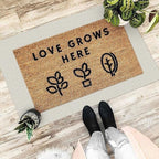 EARTHALL Woven Area Rug 2x3 Ft Washable Rugs for Entryway Braided Throw Rugs with Rubber Backing Door Mat Indoor Outdoor Entrance Small Cotton Woven Rug for Kitchen Foyer Front Door, Cream/Grayish