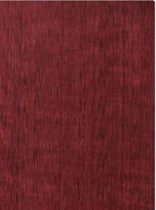 Hand Knotted Loom Wool ECO-Friendly Area Rugs - 6'x6', Square, Dark Red Color, Solid Plain Design, High Pile Handmade Anti Skid Area Rugs for Living Room, Bed Room (L00111)