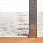 Dash & Albert Chandler Ivory Machine Washable Rug, 4 X 6 Feet, Ivory Geometric Pattern