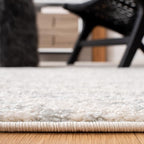 SAFAVIEH Tulum Collection Runner Rug - 2' x 17', Ivory & Light Grey, Moroccan Boho Tribal Design, Non-Shedding & Easy to Clean, Ideal for Living Room, Hallway, Foyer, Bedroom (TUL272G)