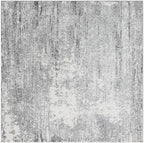 Keen Home Design Area Rugs - 10ft Round Non-Shedding, Abstract Rugs for Kitchen, Living Room, Bedroom, Dining Room, Entryway - Size: 10' Square, Abstract Cream/Grey