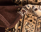 Unique Loom Reza Collection Traditional Persian Style Area Rug, 2 ft 2 in x 8 ft 2 in, Brown/Ivory