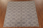 Modern Collection 8 x 8 Moroccan Trellis Area Rug, All-Over/Geometric Wool Carpet for Home Décor, Living Room, Dining Room, and Bedroom