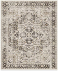 RUGGABLE Washable Vintage Area Rug – Kamran Hazel 8x10, Stain-Resistant, Non-Slip – Large Machine Washable Rugs for Living Room, Bedroom, Hallway, Entryway & Office–with Standard Pad