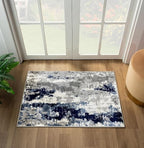 LUXE WEAVERS Kimberly Collection Ivory 2x3 Modern Abstract Area Rug