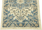 Unique Loom Salzburg Collection Classic Traditional Design Oriental Inspired Border Area Rug (2' 0 x 6' 0 Runner, Beige/Blue)