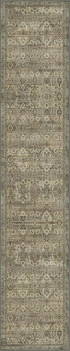 2x10 Runner Rug Machine Washable Boho Runners for Hallway,Ultra-Thin Low Pile Rug,Lightweight Indoor Carpet,Non Slip Floral Runners for Enrtyway, Corridor, Home Office, Kitchen,Sage