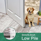 LUMI Washable Area Rug 5x8 for Living Room, Ultra Soft Stain Resistant Carpet with Non Slip Rubber Backing, Non-Shedding Low Pile Rugs for Bedroom, Dining Room, Indoor, Office