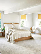 Dash & Albert Temple Taupe Hand Micro Hooked Wool Rug, 6 X 9 Feet, Tan Geometric Pattern