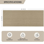 Artoid Mode Washable Non Slip Rubber Backing Kitchen Rugs Doormat, Absorbent Kitchen Floor Mats Front of Sink Kitchen Mats for Floor Home Decor 24x60 Inch