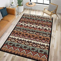 Rustic Cabin Wildlife Area Rug 5x7 Living Room Rug,Bear Moose Deer Country,Vintage Throw Rugs Carpet for Dining Room Washable Bedroom Rug Non Slip Floor Carpets for Office,Kids Playroom
