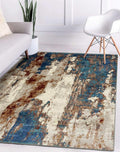 LUXE WEAVERS Lagos Collection Passion 6x9 Abstract Area Rug