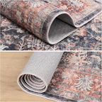 Dripex Tribal Washable Runner Rug-2x5 Non-Slip Non-Shedding Runners for Hallways Stain Resistant Kitchen Mat Laundry Entryway Carpet Runner for Doorway Entrance Bedroom Living Room Decor