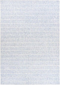Hand-Tufted 100% Wool Area Rug – Unique Modern Geometric Grid Pattern, Soft Plush Textured Carpet for Living Room, Bedroom, Dining Room & Entryway (Blue, 3' x 5')