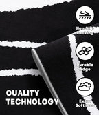YIHOUSE Black Modern Area Rugs 8x10,Large Black and White Washable Rug for Living Room,Thin Abstract Geometric Rug,Minimalist Striped Rugs 8x10 for Bedroom,Office