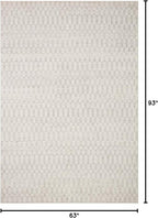 Loloi Kamala Collection KAM-05 Ivory/Grey 5'-3" x 7'-9" Area Rug