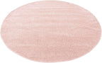 Unique Loom Solo Collection Area Rug - Calabasas (7' 10" Round, Pink)