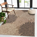 Floral Easy Jute Rug 3x5 Outdoor Entryway Rug Washable Area Rugs for Living Room Bedroom Non Slip Neutral Farmhouse Indoor Outdoor Carpet for Backyard Patio Office
