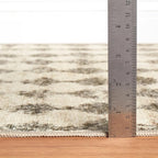 Dash & Albert Izzy Grey Machine Washable Rug, 7.5 X 9.5 Feet, Grey Graphic Pattern - Premium Luxury Hotel Quality Soft Breathable Hypoallergenic Machine Washable Easy Care All Season Comfortable