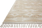 Loloi Angela Rose Rivers Collection RIV-04 Natural/Ivory 5'-0" x 7'-6" Reversible Area Rug
