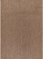 CAMILSON Outdoor Rug 5x7 Modern Area Rugs for Indoor and Outdoor Patios and Porches - Waterproof, Washable, Non-Shedding, Easy-to-Clean Outside Carpet (5 x 7, Solid - Jute)