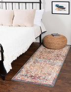 Unique Loom Isabella Collection Area Rug - Adjani (2' x 8' Runner, Multi/ Beige)