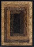 Home Dynamix Royalty Vega Contemporary Geometric Area Rug, Black/Beige, 5'2"x7'2"