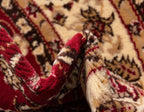 Unique Loom Sialk Hill Collection Area Rug - Washington (3' 3" x 5' 3" Oval Burgundy/Cream)