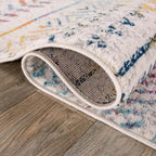 Rugshop Geometric Boho Area Rug – Multi Tribal Pattern, Perfect for Living Room, Bedroom, Office, 2x3