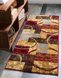 Unique Loom Barista Collection Area Rug - Kouillou (2' 2" x 3' 11" Runner, Multi/Brown)