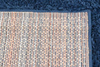 Unique Loom Solid Shag Collection Area Rug (6' 1" x 9' Rectangle, Sapphire Blue/ Navy Blue)