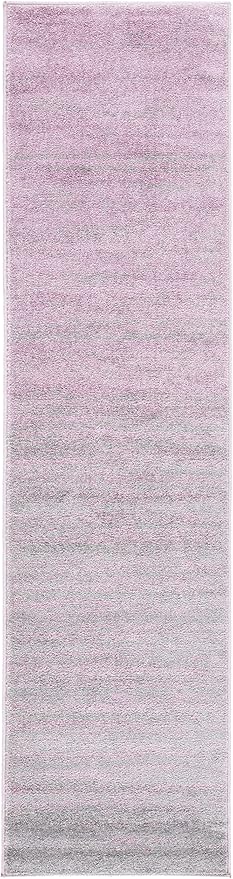 SAFAVIEH Adirondack Collection Runner Rug - 2'6" x 8', Purple & Green, Modern Ombre Design, Non Shedding & Easy to Clean, Ideal for Hallway, Foyer, Kitchen, Entryway, Bedroom (ADR113V)