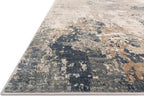 Loloi Teagan Collection TEA-06 Sand/Mist 2'-8" x 10'-6" Runner Rug, Large, Soft Neutral Rug, High-Traffic for Living Room, Bedroom, Home Office, Dining Area